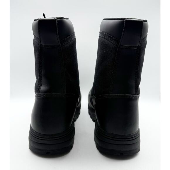 Original SWAT Mens Classic 9\' Lace Up Boots US 16 EU 50 Black Leather EUC main image 10